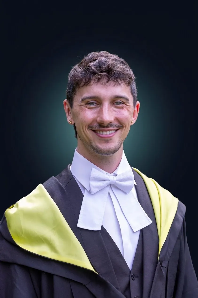 Alec Foster at his University of Cambridge graduation